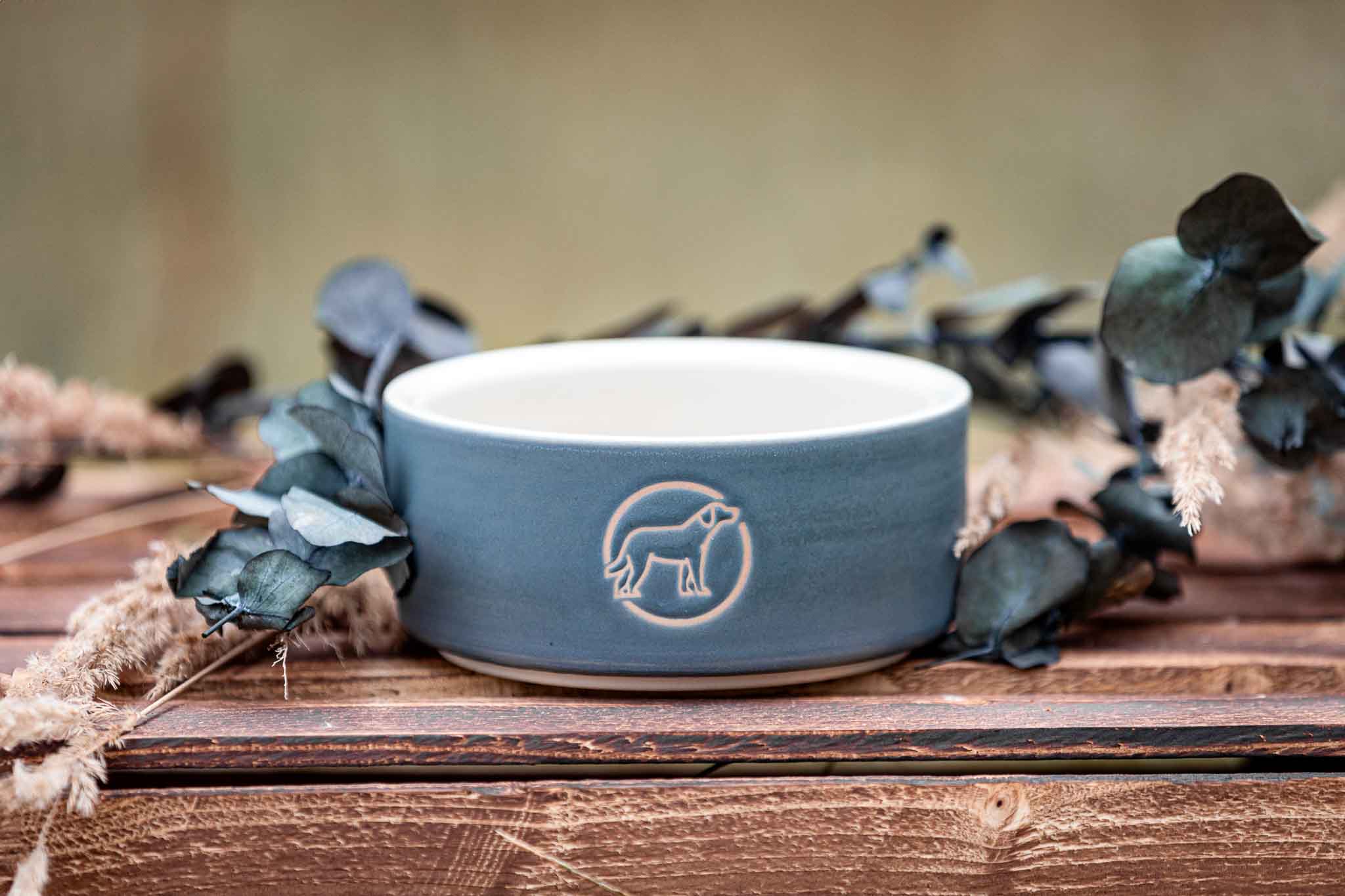 Futternapf für Hunde aus Keramik - Handarbeit aus Deutschland - Napf - floraHUNDfauna