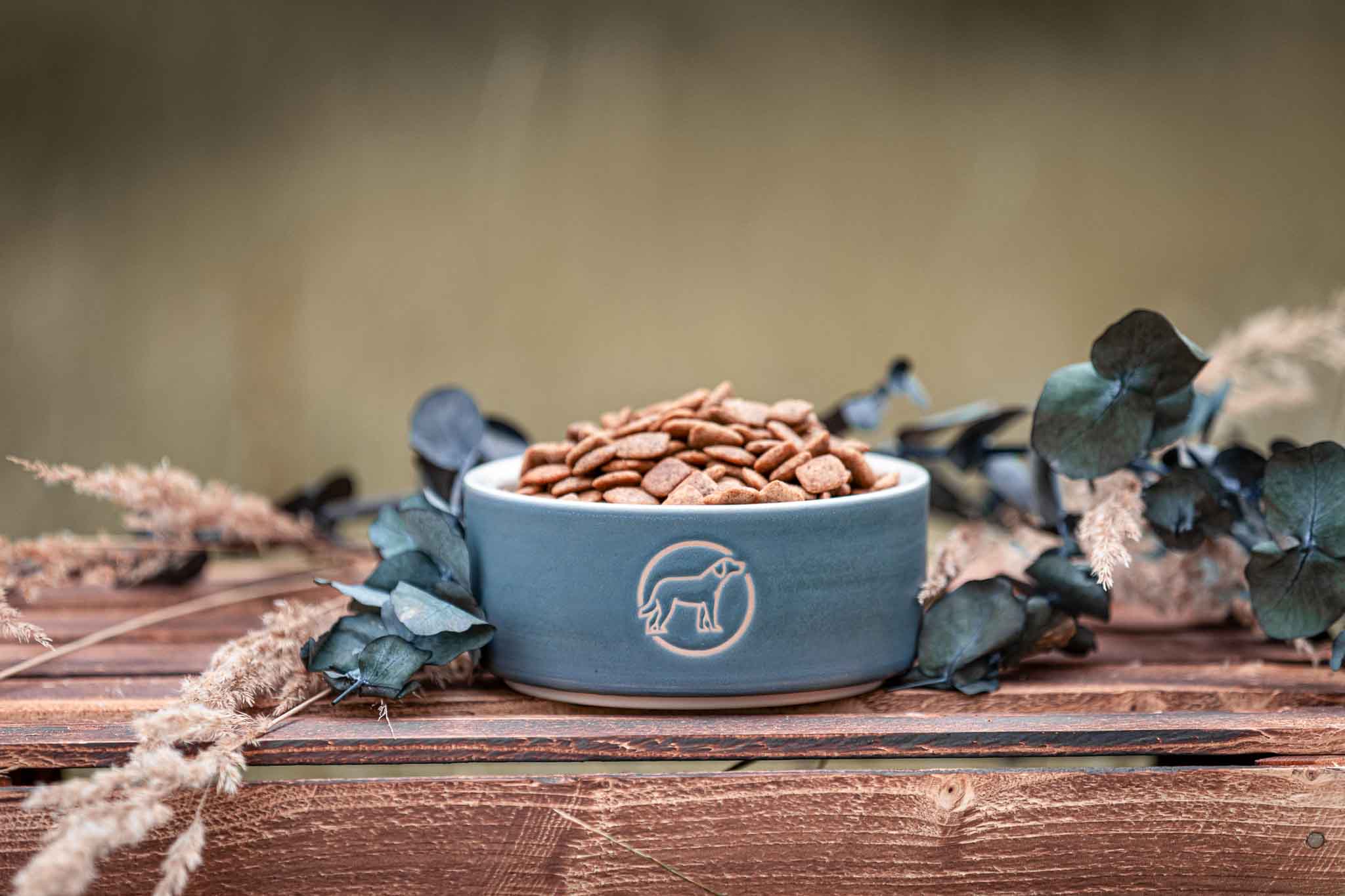 Futternapf für Hunde aus Keramik - Handarbeit aus Deutschland - Napf - floraHUNDfauna