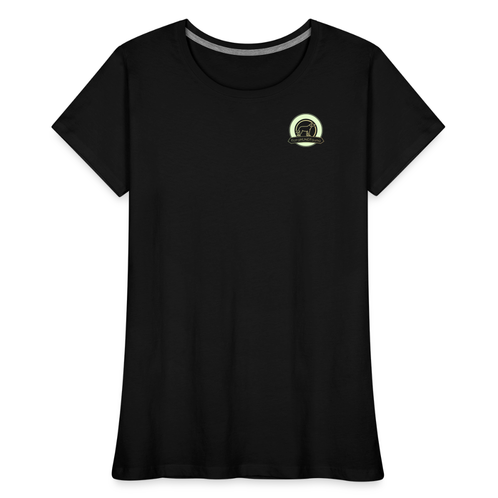 Frauen Premium Bio T-Shirt - Schwarz