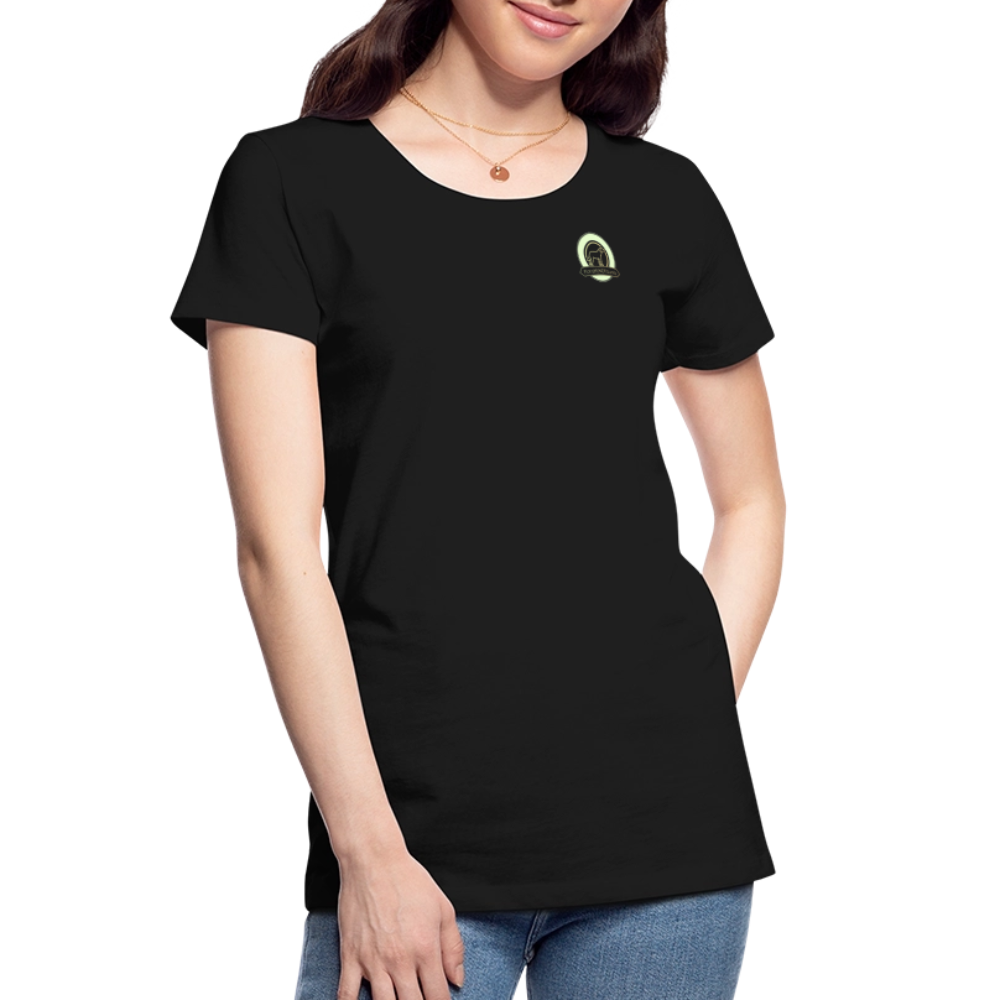 Frauen Premium Bio T-Shirt - Schwarz