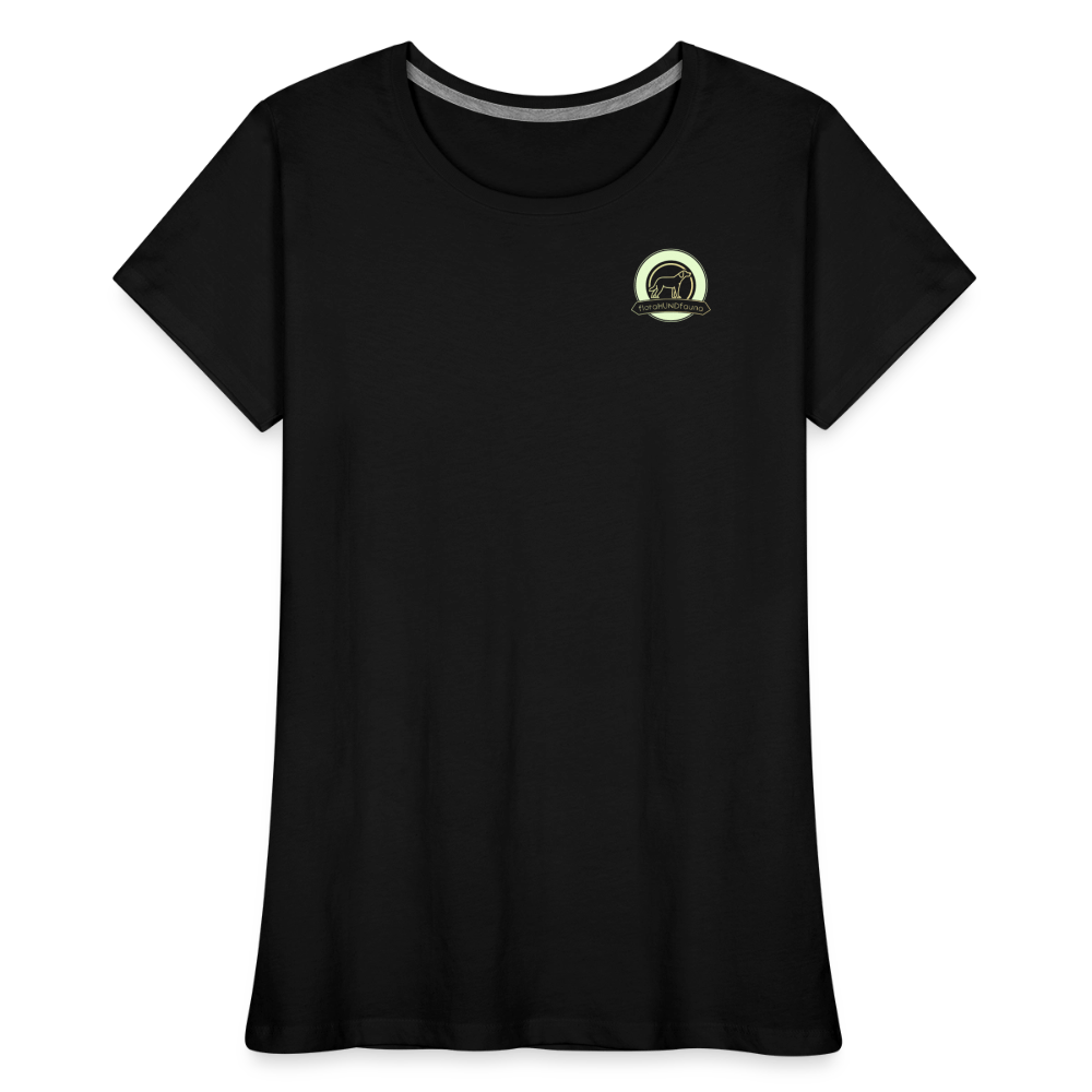 Frauen Bio - T-Shirt - bequem, nachhaltig - Frauen Premium Bio T-Shirt - floraHUNDfauna