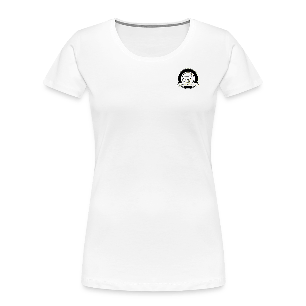 Frauen Bio - T-Shirt – weich, nachhaltig - Frauen Premium Bio T-Shirt - floraHUNDfauna