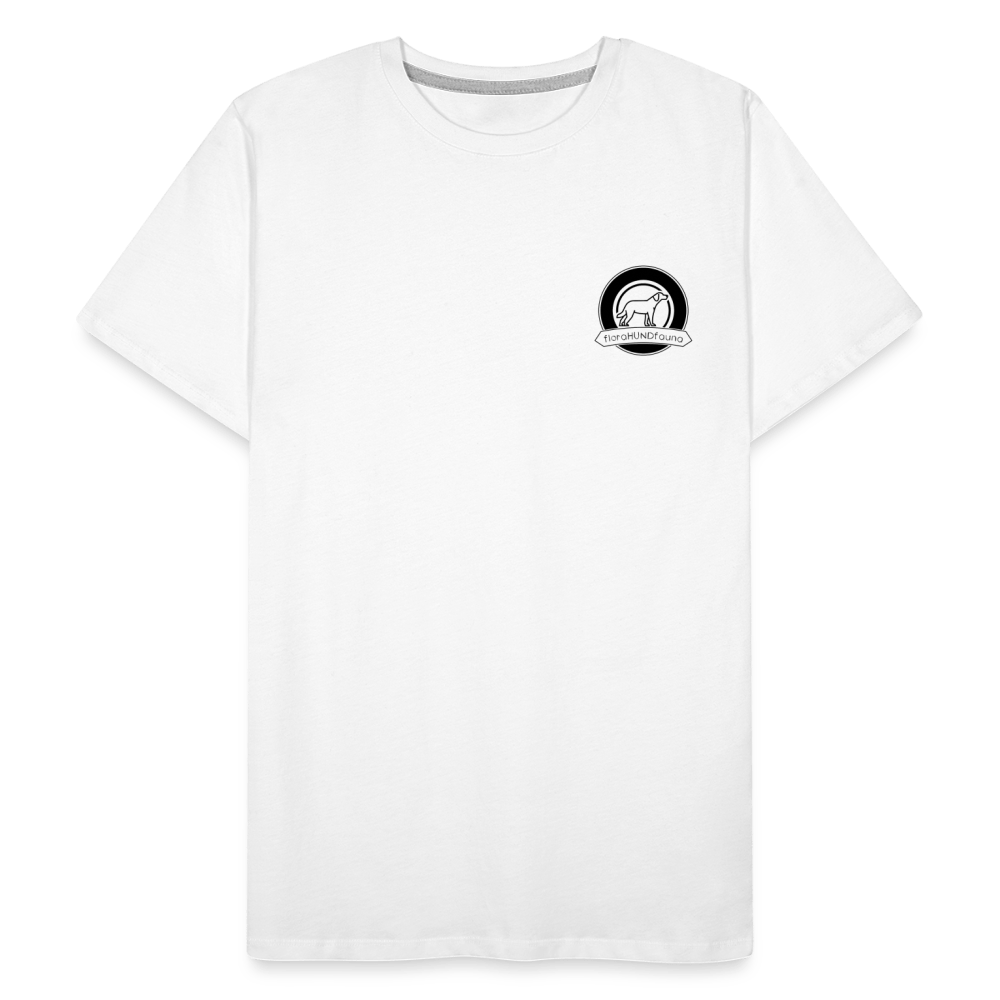 Herren Bio - T-Shirt – bequem, nachhaltig - Männer Premium Bio T-Shirt - floraHUNDfauna