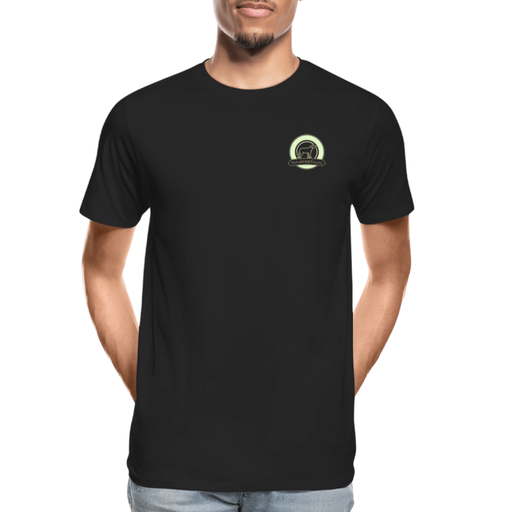 Herren Bio - T-Shirt – komfortabel, nachhaltig - Männer Premium Bio T-Shirt - floraHUNDfauna