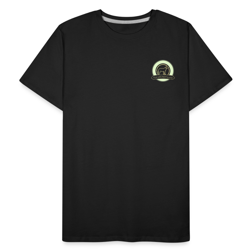 Herren Bio - T-Shirt – komfortabel, nachhaltig - Männer Premium Bio T-Shirt - floraHUNDfauna