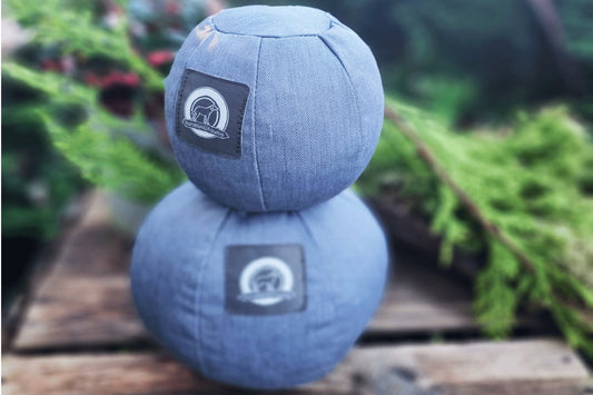 Hunde - Ball 2er Set – robust, ohne Quietscher aus DE - Set - floraHUNDfauna