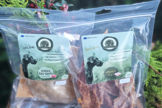 Kauartikel im Set – 100% Rind & Huhn rein natürlich - Snacks - floraHUNDfauna