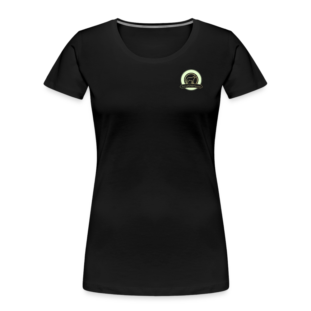 Frauen Premium Bio T-Shirt - Schwarz