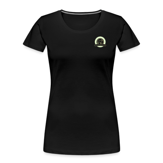 Frauen Premium Bio T-Shirt - Schwarz