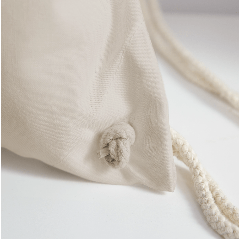 Turnbeutel beige - stylisch, praktisch, hundetauglich - Turnbeutel - floraHUNDfauna