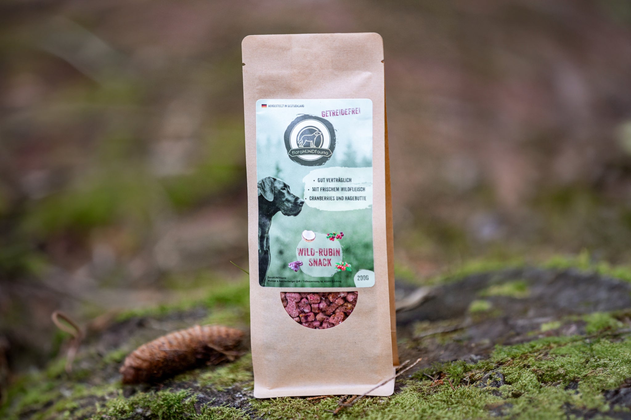 Wildrubin Hundesnacks - getreidefrei - Snacks - floraHUNDfauna